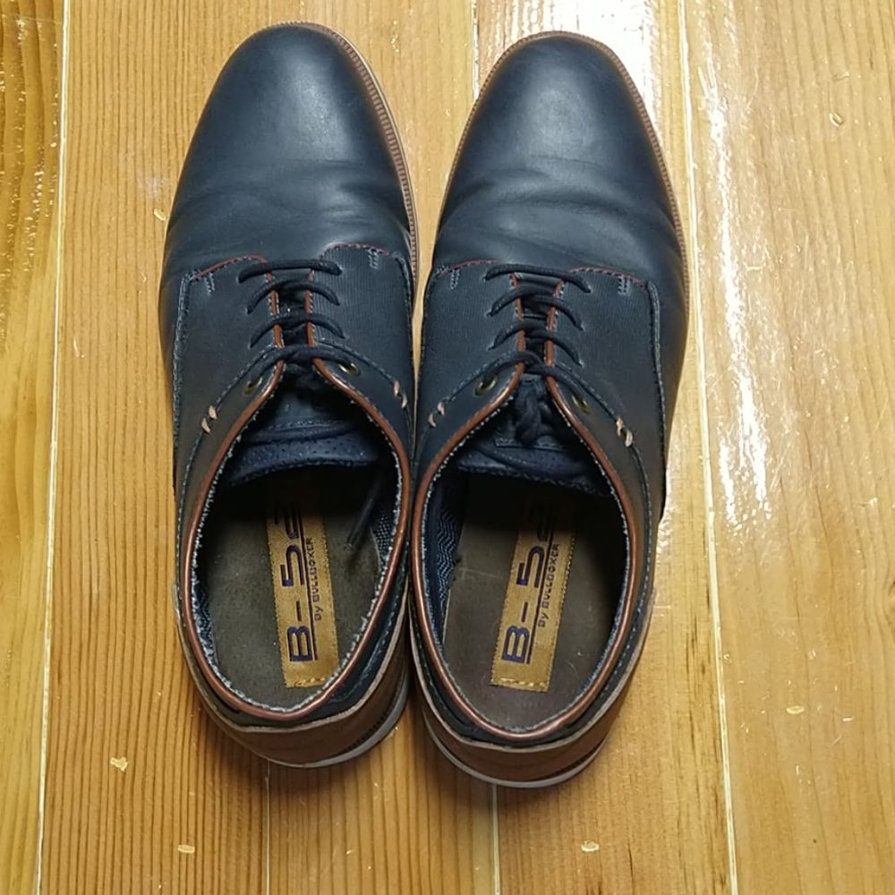 B-52 Bullboxer 7M Navy Blue Oxford Shoes -